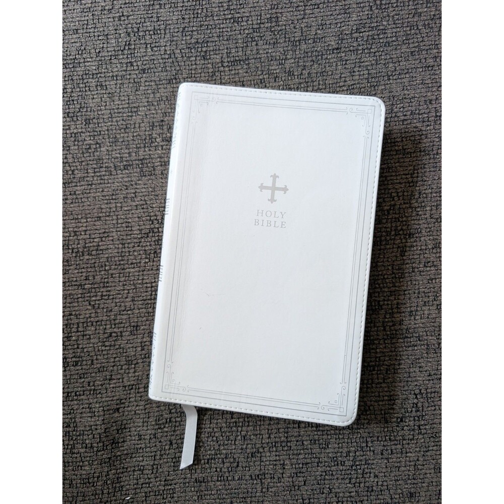 NRSV Gift Edition Catholic Bible Soft White Leather Comfort Print